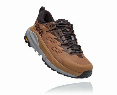 Hoka One One Kaha Low GORE-TEX - Sapatilhas Trail Mulher - Marrom/Pretas, YM31269